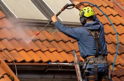 Démoussage et hydrofuge de toiture à Fozzano